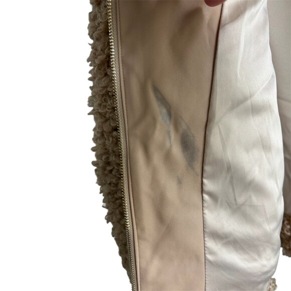 Avery Rayne Textured Faux Shearling Jacket – Size L - Picture 5 of 6